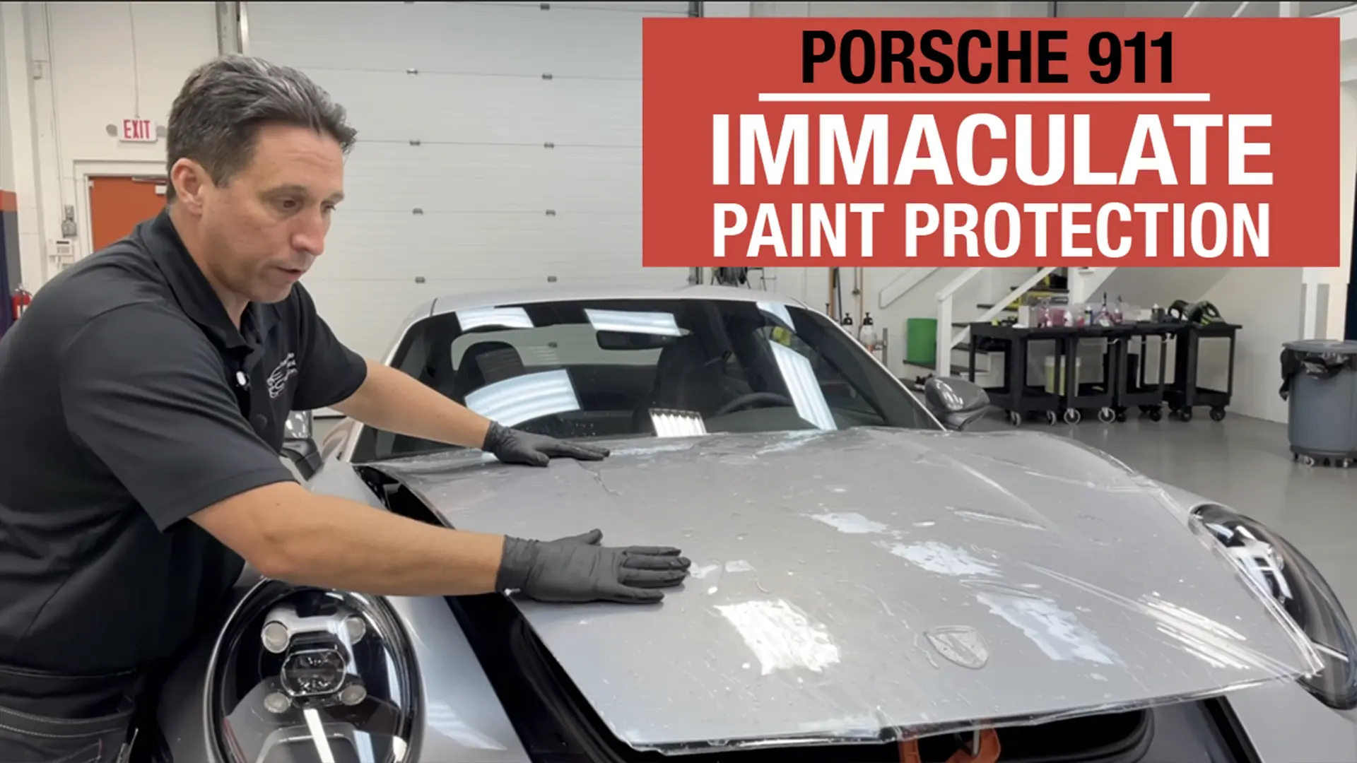 Video: Full front end PPF installation process on a Porsche 911 to protect against road debris